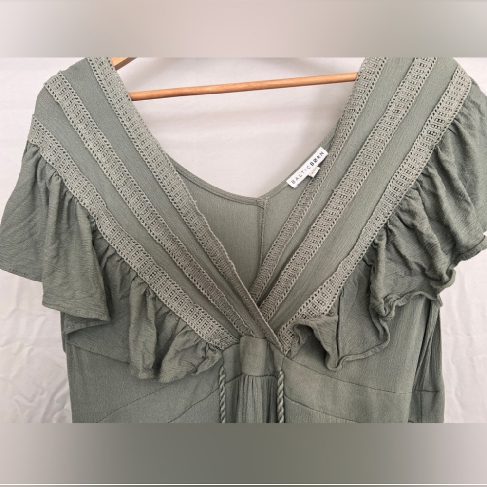 Baltic Born Olive Green Dress